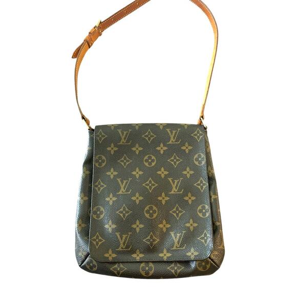Authentic Vintage LOUIS VUITTON Monogram Musette Salsa Shoulder Bag Brown Canvas - Picture 2 of 7